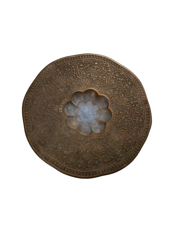 Large 19th Century Brass Wall Charger Tray C.1850